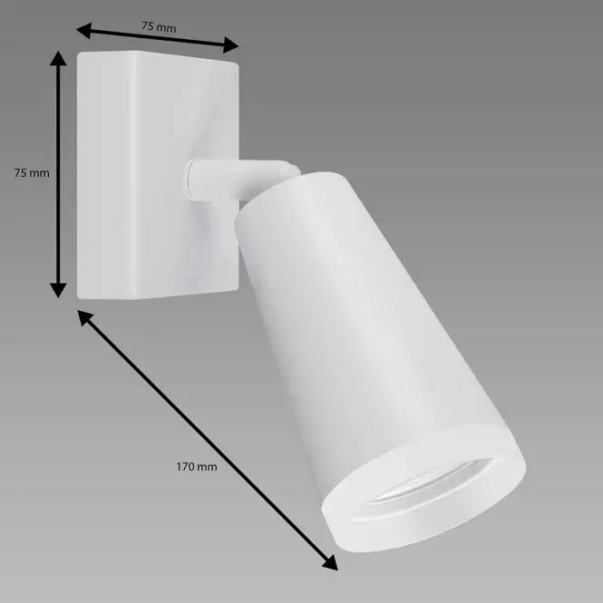 Lámpa SANA GU10 1D WHITE 04141 LS1