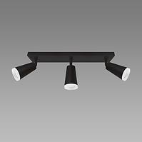Lámpa SANA GU10 3L BLACK 04146 LS3