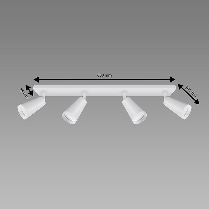 Lámpa SANA GU10 4L WHITE 04147 LS4