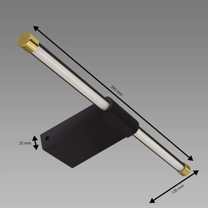 Lámpa PASO LED 9W BLACK NW 04113 K1