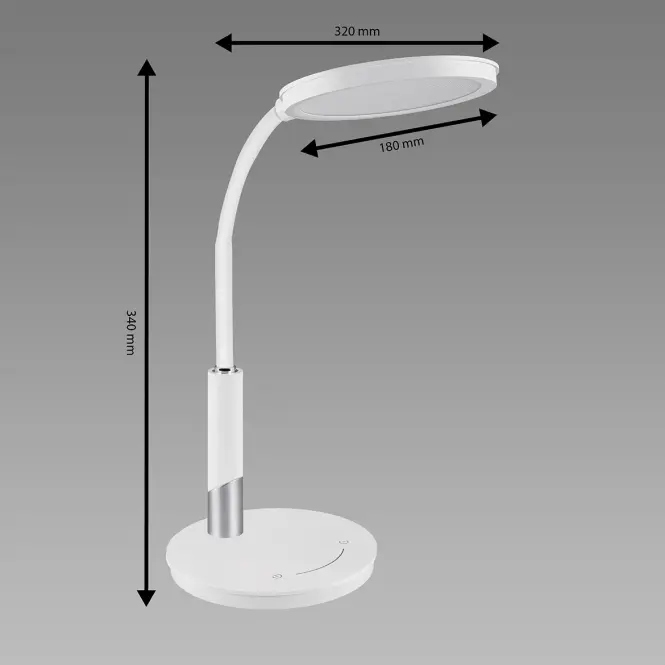 Lámpa SAMUEL LED WHITE 04173 LB1