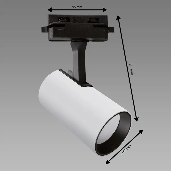 Lámpa LUTER TRA GU10 WHITE/BLACK 04084 K1