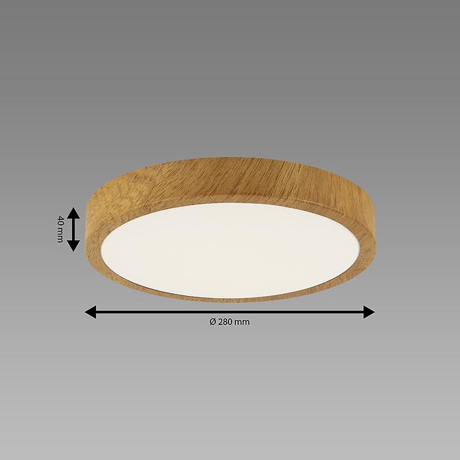 Lámpa ATUT LED C OAK 18W NW 04149 PL1