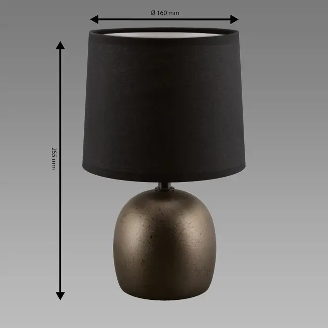 Lámpa ATENA E14 C BLACK 04056 LB1