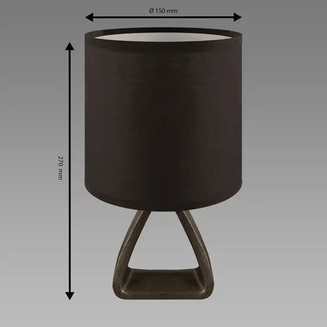 Lámpa ATENA E14 A BLACK 04058 LB1