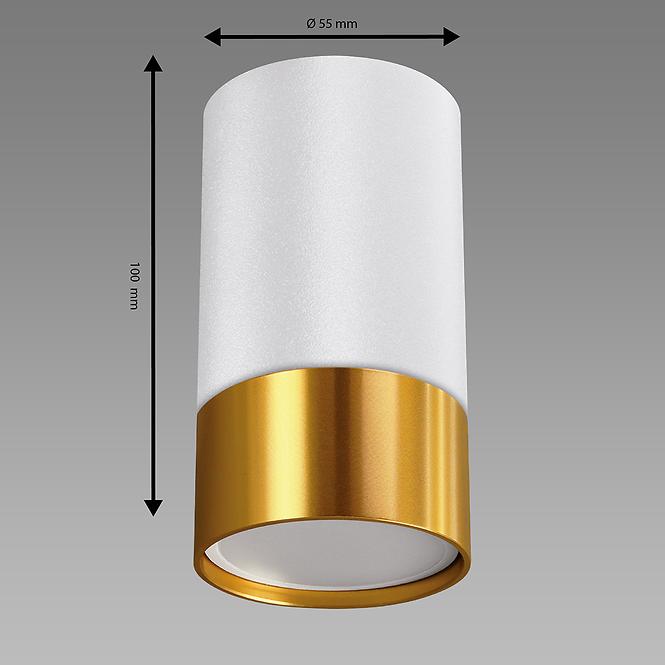 Lámpa PUZON DWL GU10 WHITE/GOLD 04122 K1
