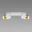 Lámpa PUZON SPT GU10 2L WHITE/GOLD 04124 LS2