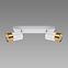 Lámpa PUZON SPT GU10 2L WHITE/GOLD 04124 LS2,2