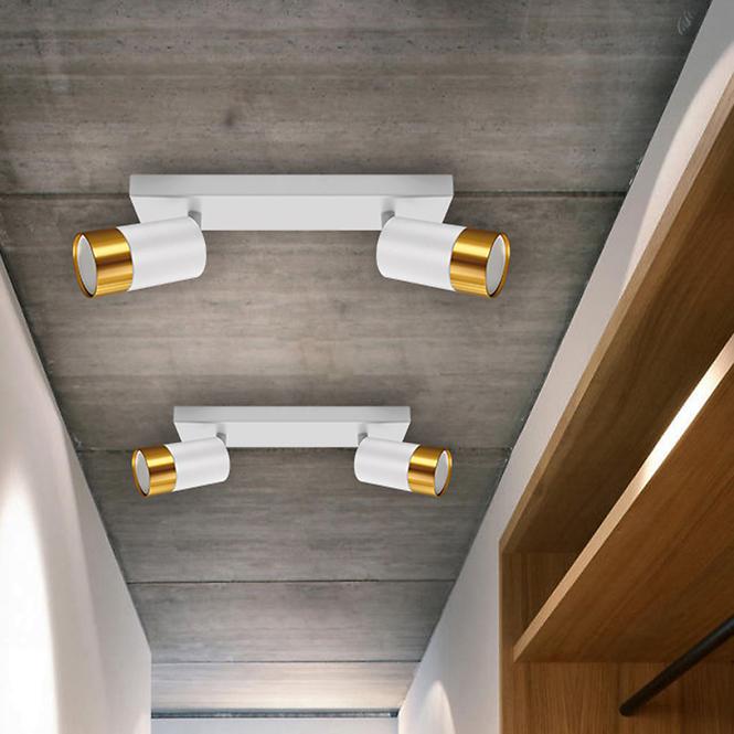Lámpa PUZON SPT GU10 2L WHITE/GOLD 04124 LS2