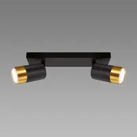 Lámpa PUZON SPT GU10 2L BLACK/GOLD 04125 LS2