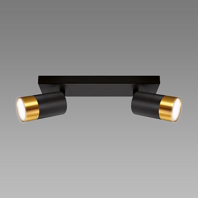 Lámpa PUZON SPT GU10 2L BLACK/GOLD 04125 LS2