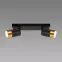 Lámpa PUZON SPT GU10 2L BLACK/GOLD 04125 LS2