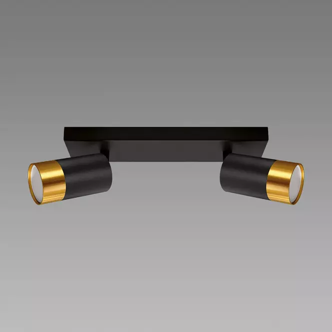Lámpa PUZON SPT GU10 2L BLACK/GOLD 04125 LS2,2