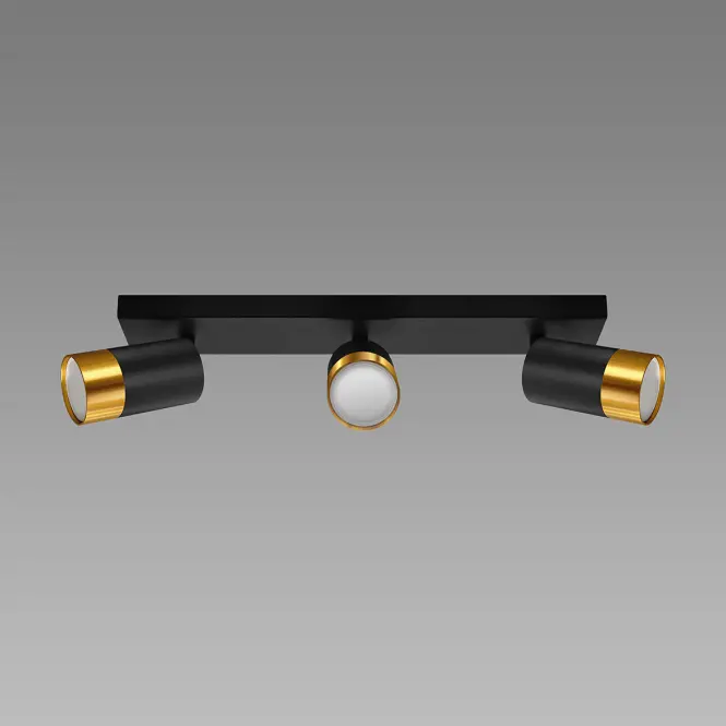 Lámpa PUZON SPT GU10 3L BLACK/GOLD 04127 LS3