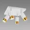 Lámpa PUZON SPT GU10 4D WHITE/GOLD 04128 LS4