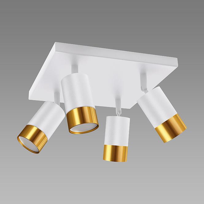 Lámpa PUZON SPT GU10 4D WHITE/GOLD 04128 LS4
