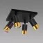 Lámpa PUZON SPT GU10 4D BLACK/GOLD 04129 LS4,2