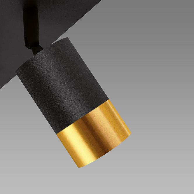 Lámpa PUZON SPT GU10 4D BLACK/GOLD 04129 LS4