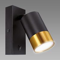 Lámpa PUZON WLL GU10 BLACK/GOLD 04133 LS1