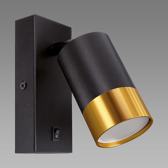 Lámpa PUZON WLL GU10 BLACK/GOLD 04133 LS1