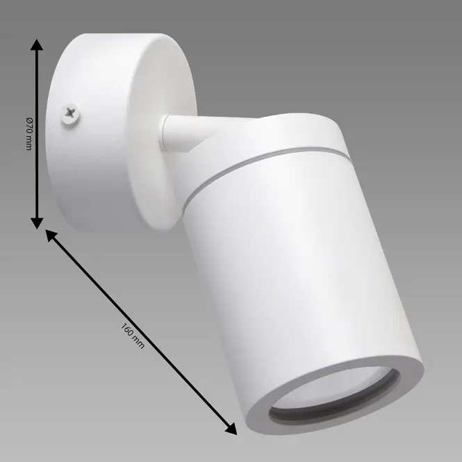 Lámpa TENOR GU10 1C WHITE 04068 IP44 LS1