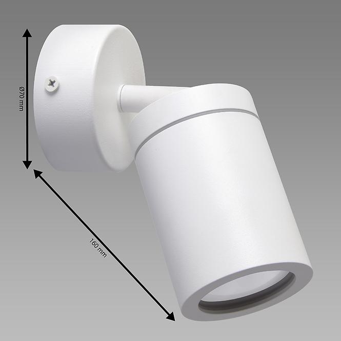Lámpa TENOR GU10 1C WHITE 04068 IP44 LS1