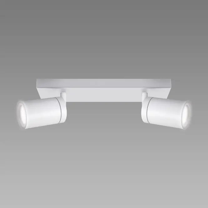 Lámpa TENOR GU10 2L WHITE 04070 IP44 LS2