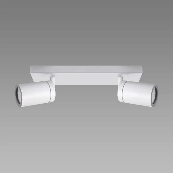 Lámpa TENOR GU10 2L WHITE 04070 IP44 LS2