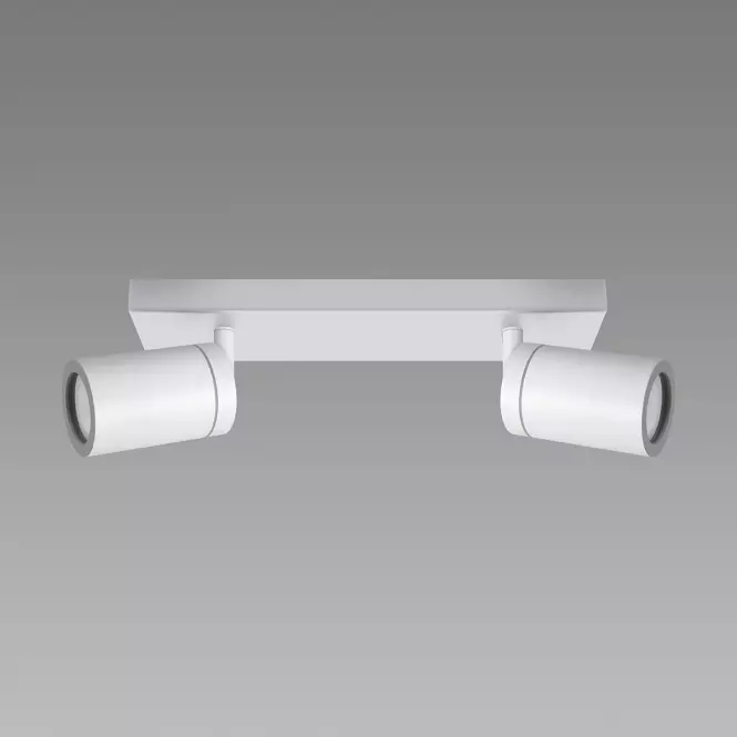 Lámpa TENOR GU10 2L WHITE 04070 IP44 LS2,2