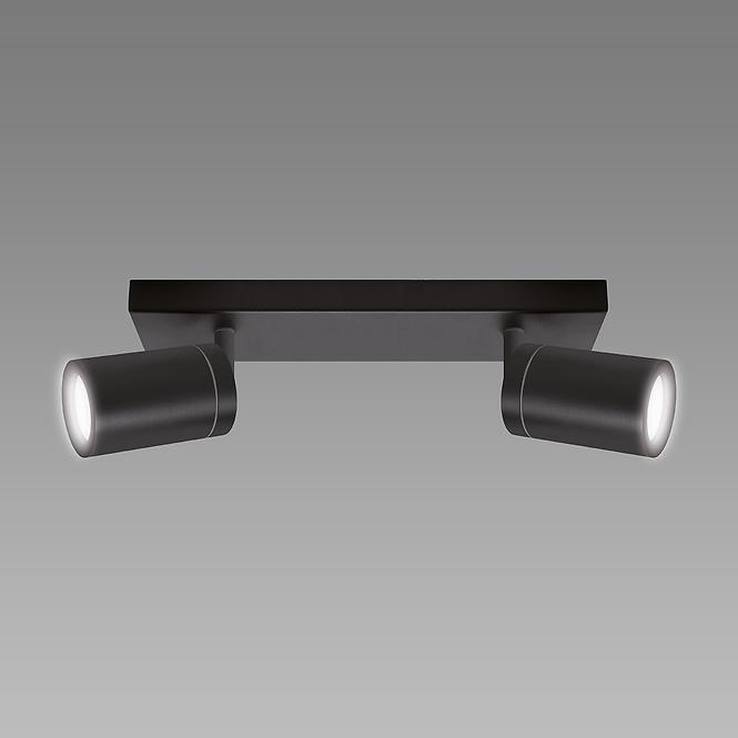 Lámpa TENOR GU10 2L BLACK 04071 IP44 LS2