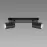 Lámpa TENOR GU10 2L BLACK 04071 IP44 LS2