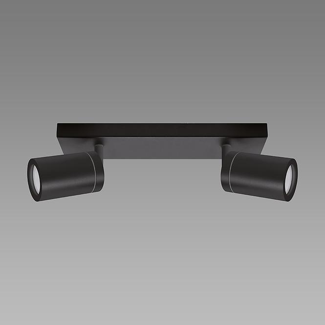 Lámpa TENOR GU10 2L BLACK 04071 IP44 LS2