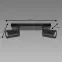 Lámpa TENOR GU10 2L BLACK 04071 IP44 LS2,3