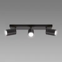 Lámpa TENOR GU10 3L BLACK 04073 IP44 LS3