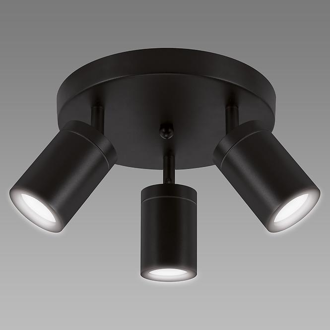Lámpa TENOR GU10 3C BLACK 04075 O IP44 LS3