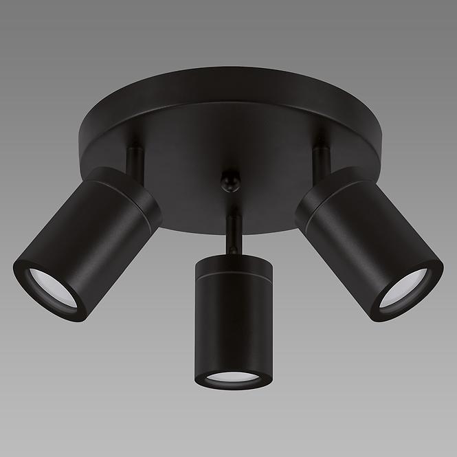 Lámpa TENOR GU10 3C BLACK 04075 O IP44 LS3