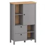 Regál 1D2S Melini Gray C