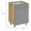 Konyhaszekrény Langen D60S1 push beige,2