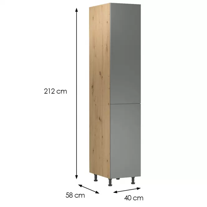 Konyhaszekrény Langen D40SP beige,2