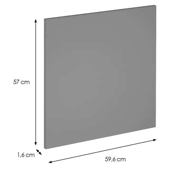 Konyhaszekrény ajtó D60FZN beige