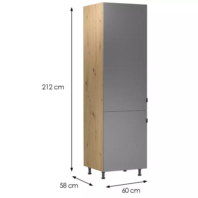 Konyhaszekrény Langen D60ZL beige,2