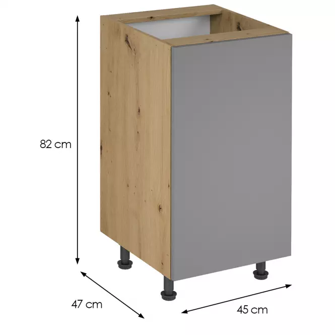 Konyhaszekrény Langen D45 beige,2
