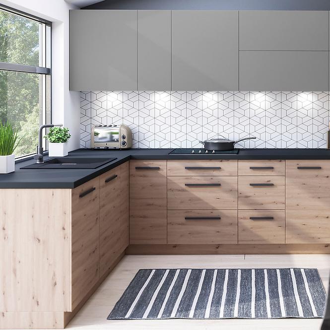 Konyhaszekrény Langen D40S1 fogantyú beige