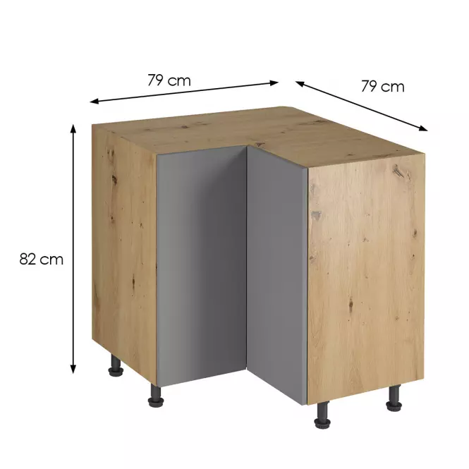 Konyhaszekrény Langen D90N beige