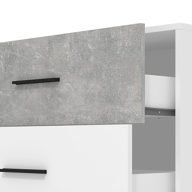 Komód Varadero fehér/beton 3F 11011618