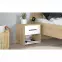 Éjjeliszekrény Varadero artisan/fehér 160 11011612,6