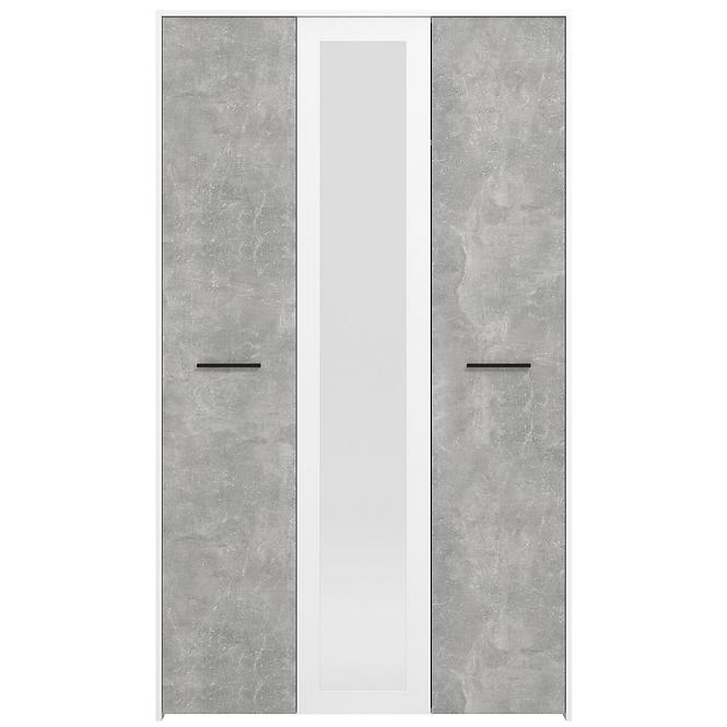 Szekrény Varadero beton/fehér 3K1O 11011616