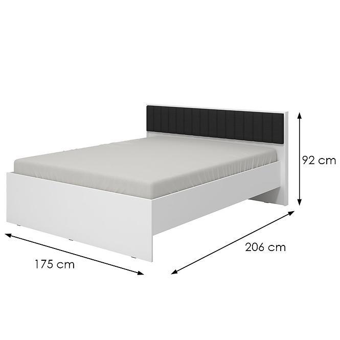 Ágy Varadero Plus beton/fehér 160x200 11011620