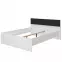 Ágy Varadero Plus beton/fehér 160x200 11011620,4