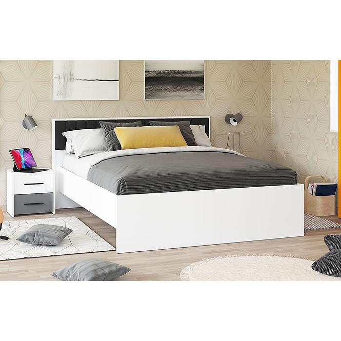 Ágy Varadero Plus beton/fehér 160x200 11011620